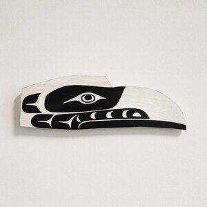White Raven First Nations Carving